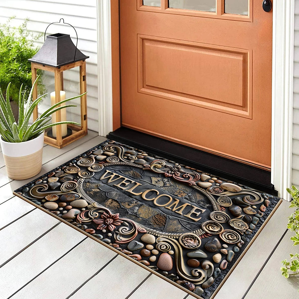 Rustic style Welcome Door Mat