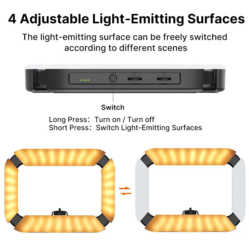 2in1 LED Light and Camera Holder