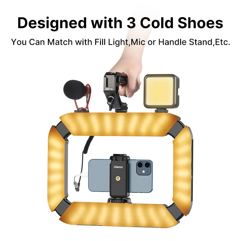 2in1 LED Light and Camera Holder