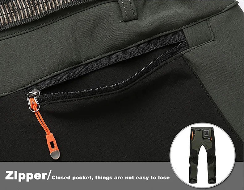 Unisex Waterproof Thermal Cargo Trousers
