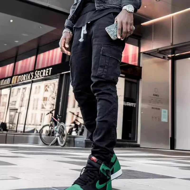 Stretchable Cargo Jeans