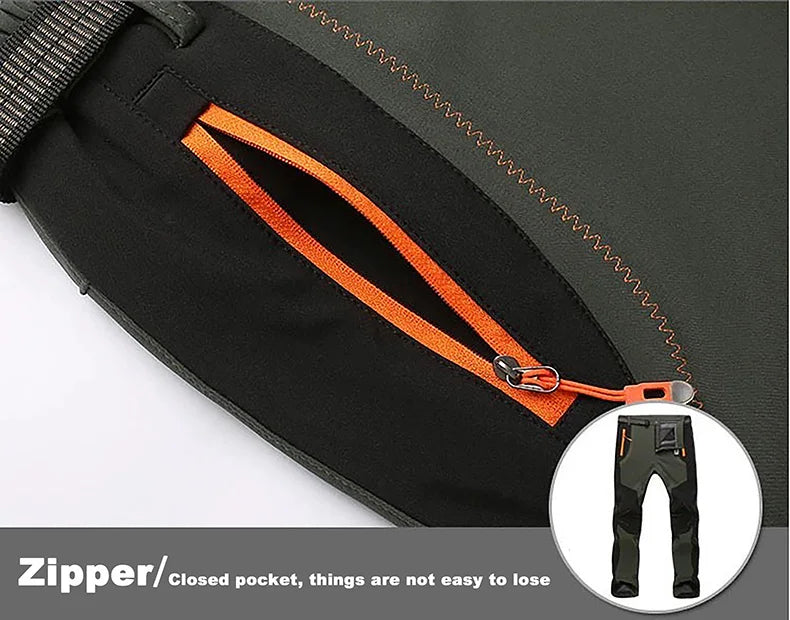 Unisex Waterproof Thermal Cargo Trousers
