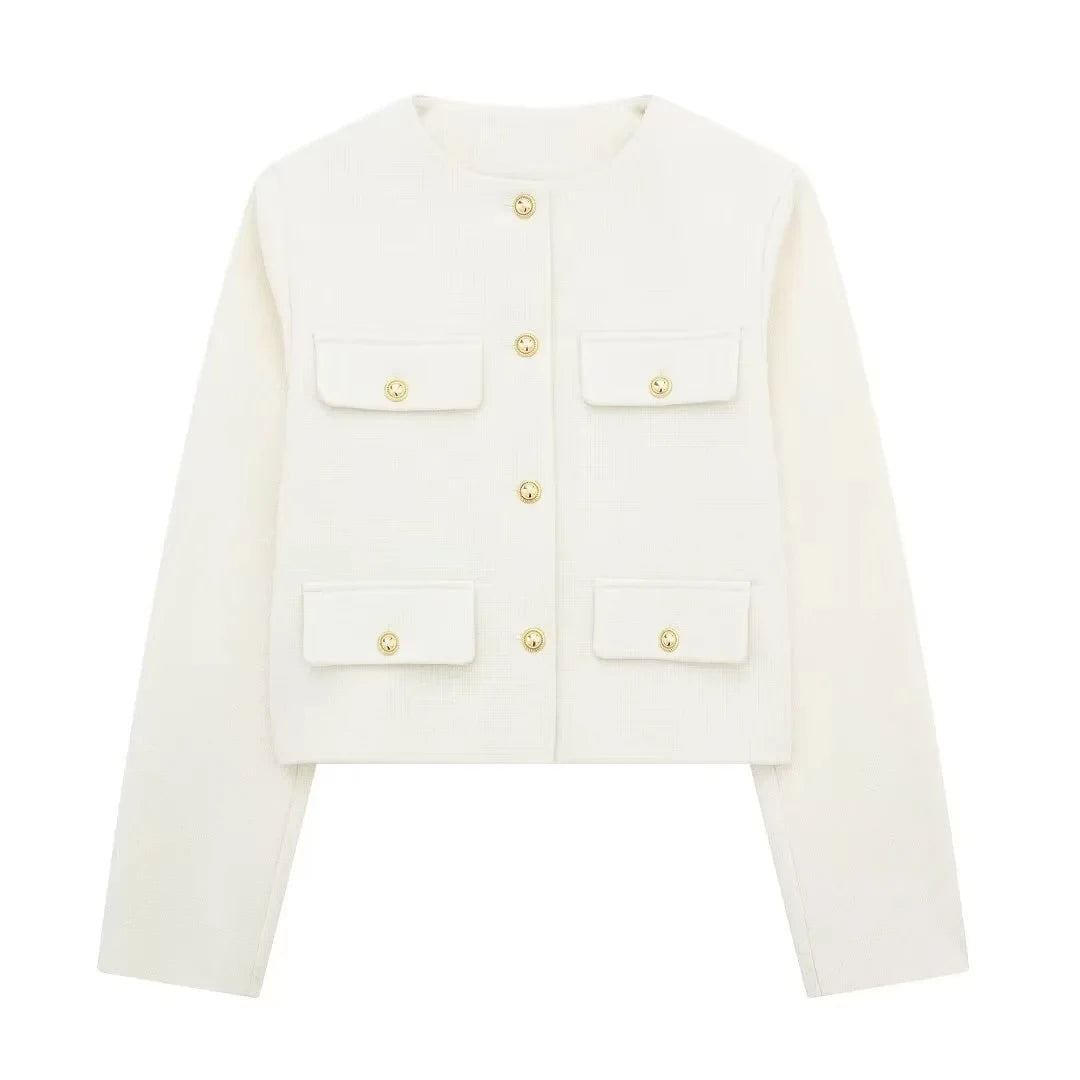 Elegant Cropped Jacket