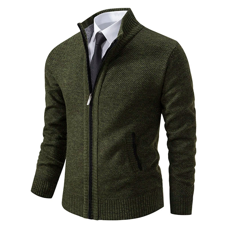 Smart Zip-up Cardigan