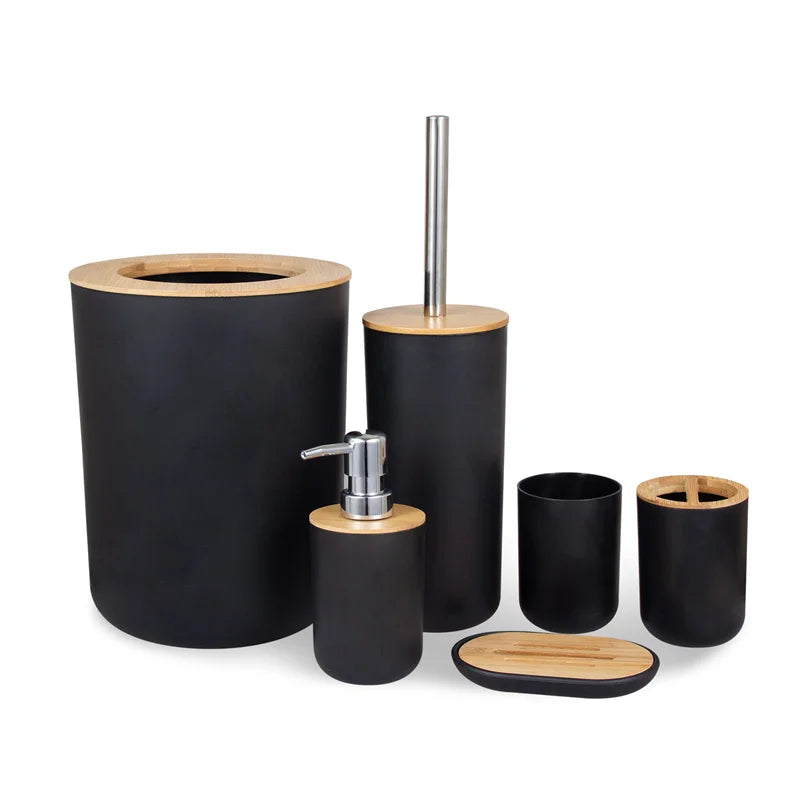 Bamboo Bathroom Holders