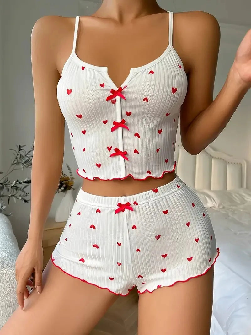 Heart Print Loungewear