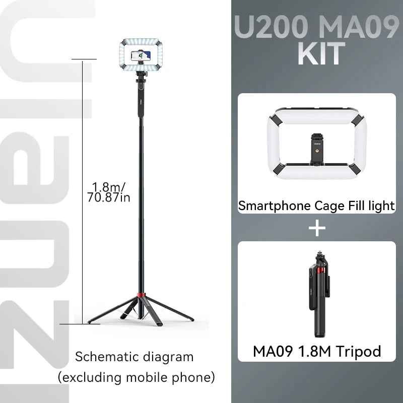 2in1 LED Light and Camera Holder