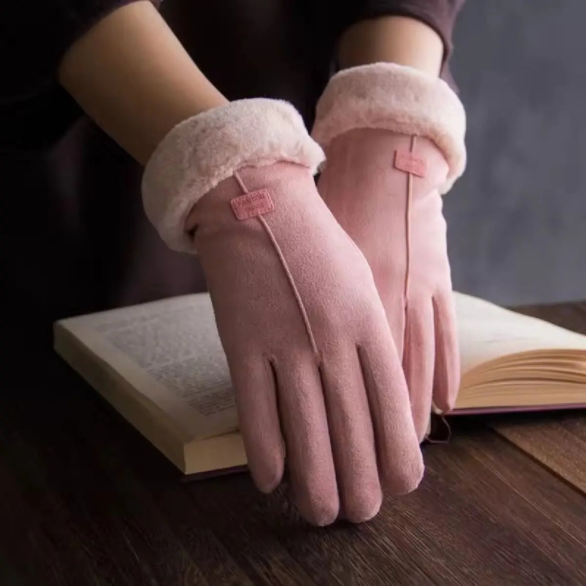 Cute Furry Warm Mitts