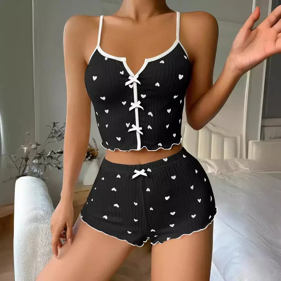 Heart Print Loungewear
