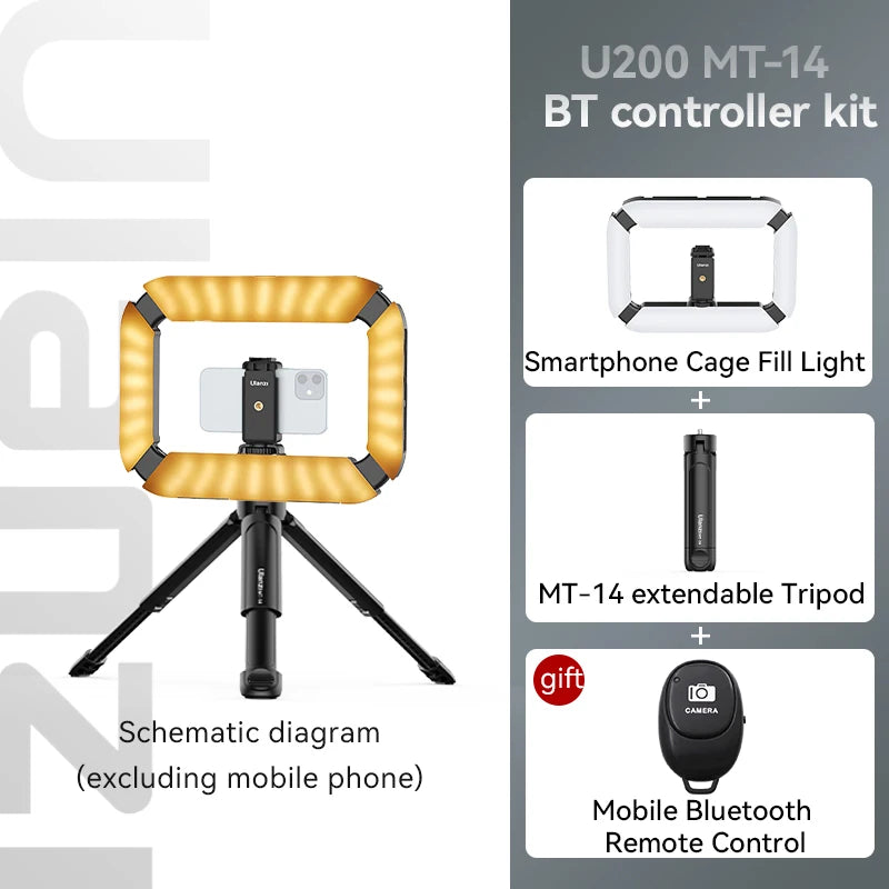 2in1 LED Light and Camera Holder