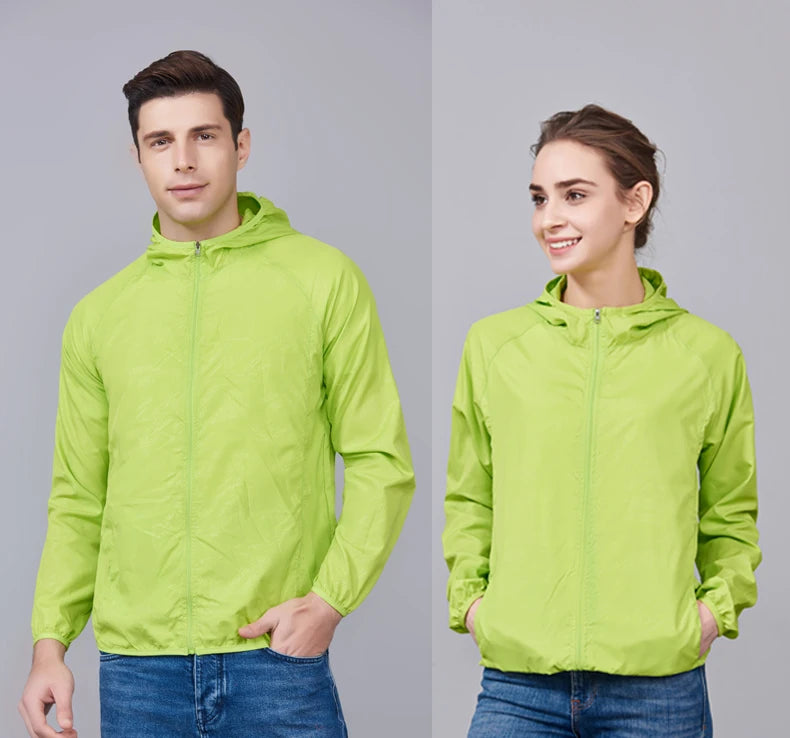 Unisex Waterproof Windbreaker jacket