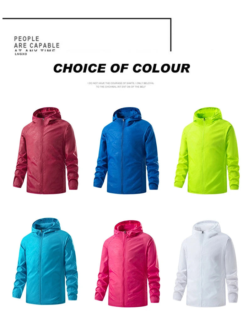 Unisex Waterproof Windbreaker jacket
