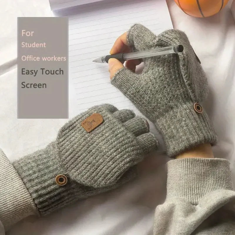 Thick Knitted Gloves