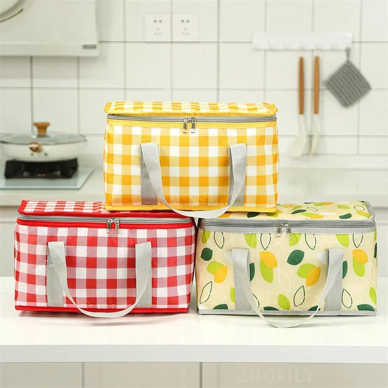 Checkered Picnic Bag