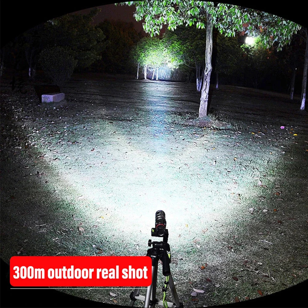 High Power Rechargeable Led Flashlight