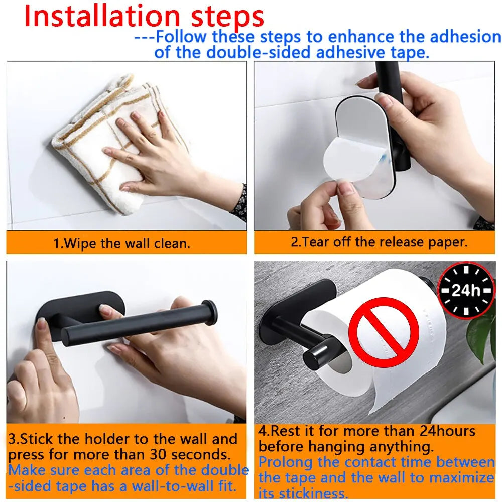 Adhesive Toilet Paper Holder