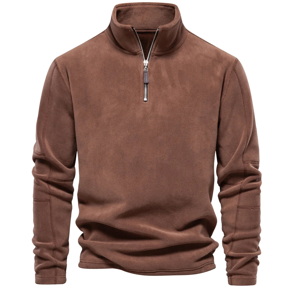 Thick Fleece Zipper Jumper