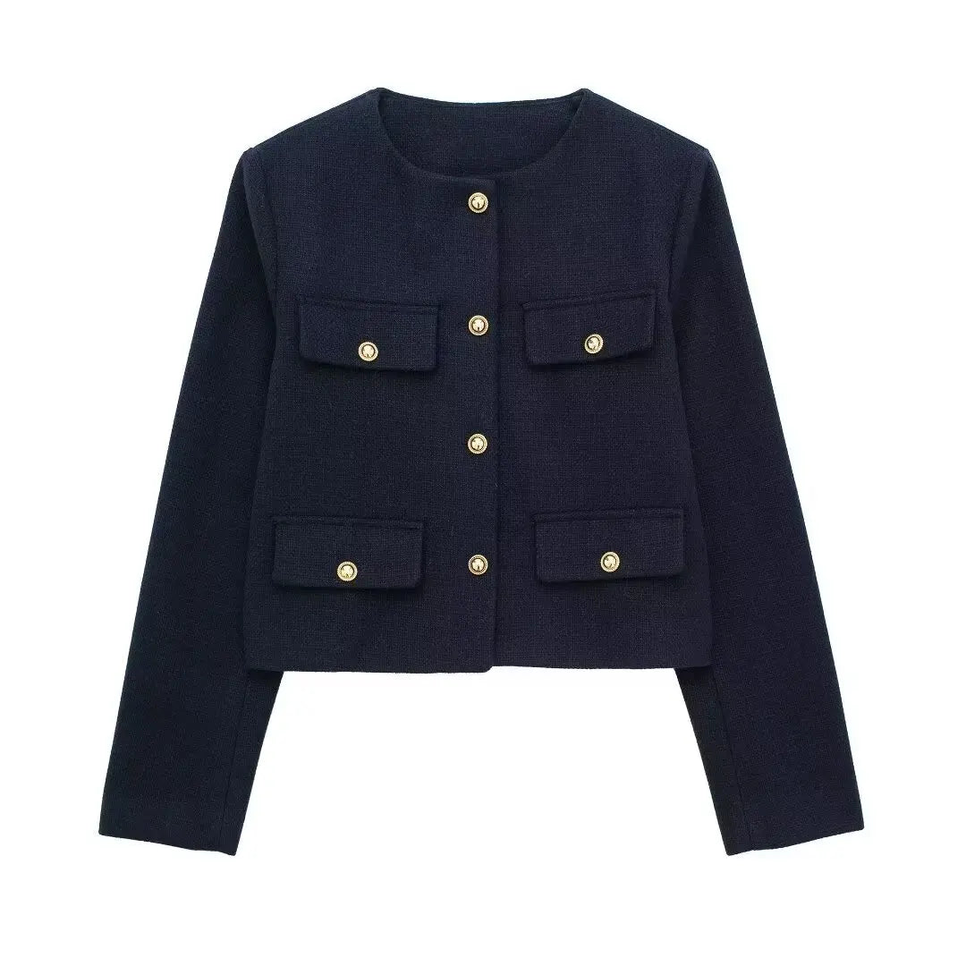 Elegant Cropped Jacket
