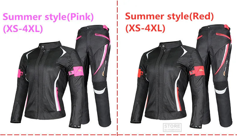Women Protective, Waterproof motorbike jacket