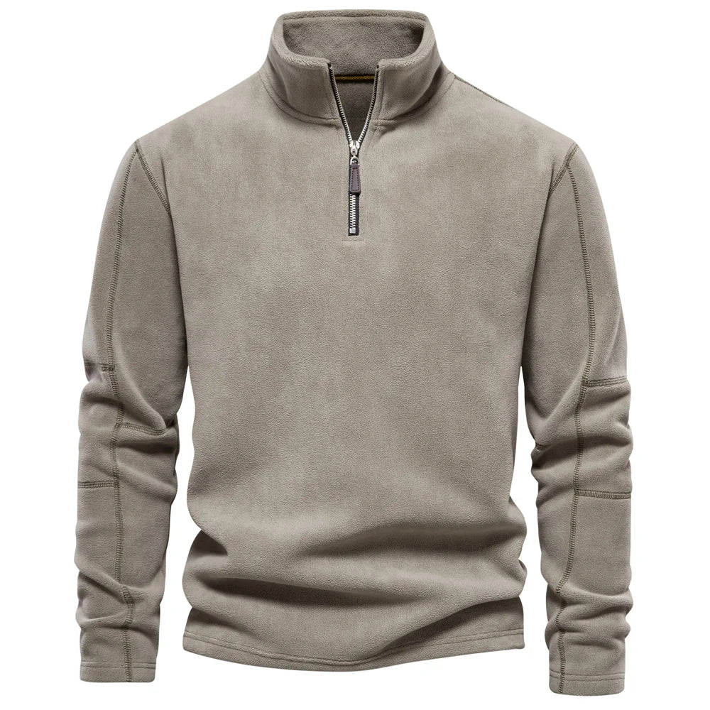 Thick Fleece Zipper Jumper