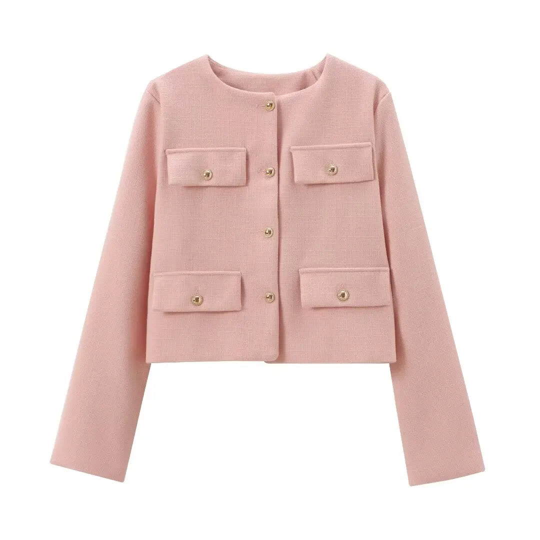 Elegant Cropped Jacket