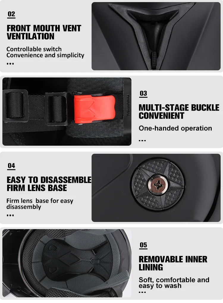 DOT Motorcycle Helmet