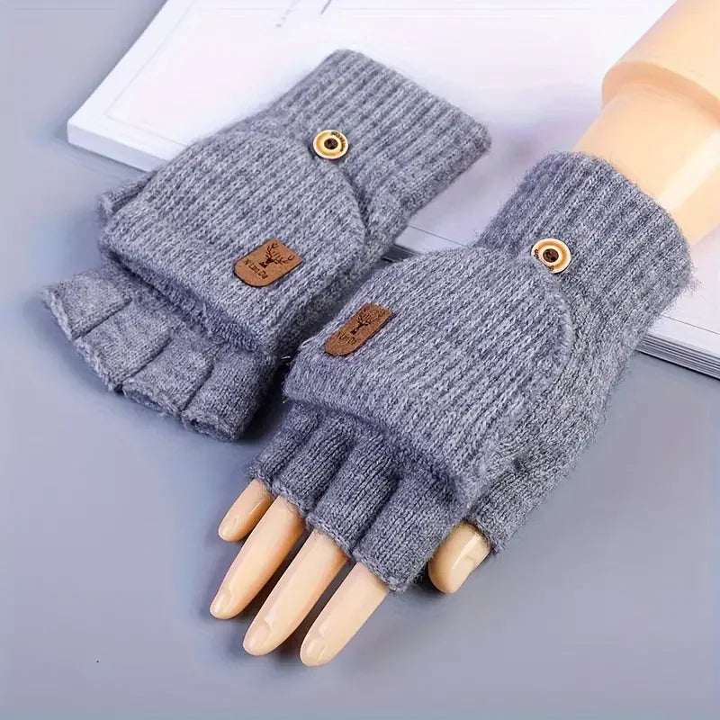 Thick Knitted Gloves