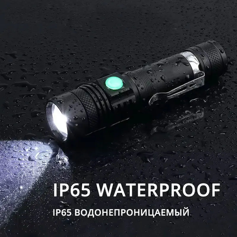High Power Rechargeable Led Flashlight