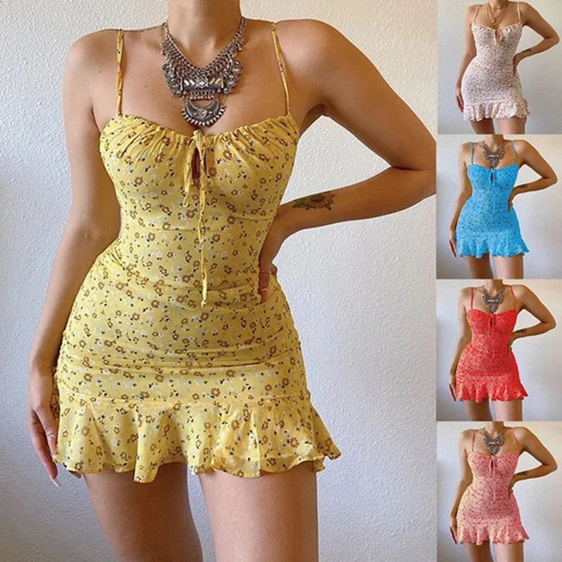 Short Floral Summer Dress