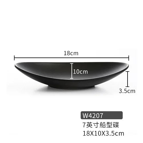 Sleek Black Key Bowl