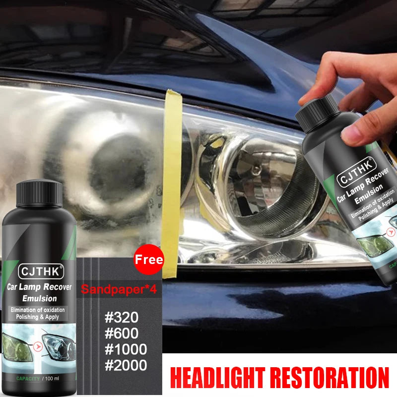 Car Headlight Restoration Polish