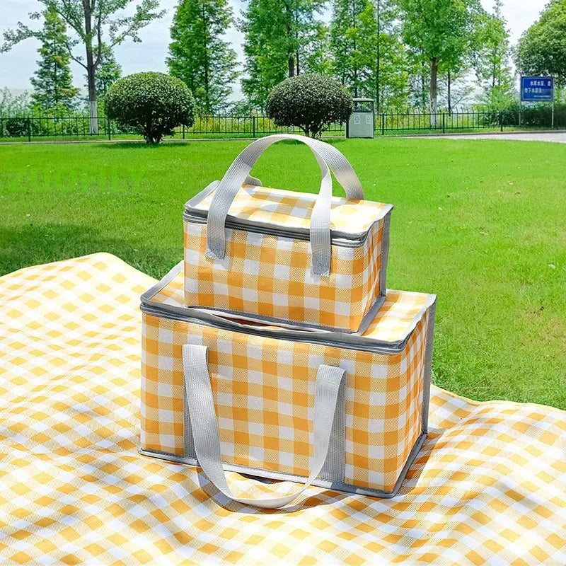 Checkered Picnic Bag