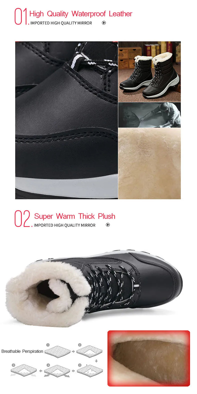 Women Platform Snow Boots