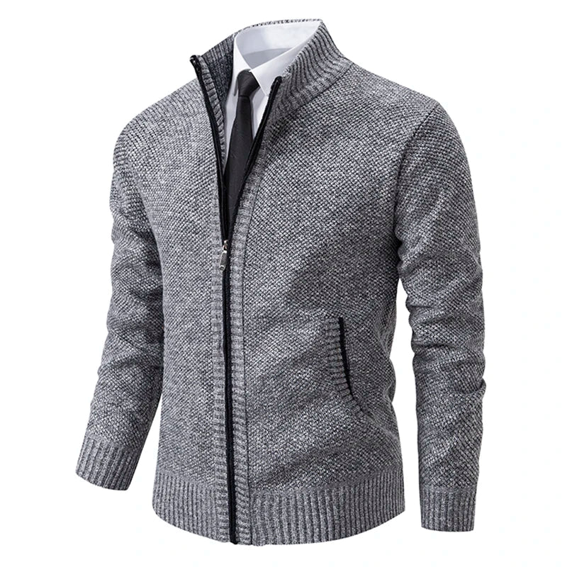Smart Zip-up Cardigan