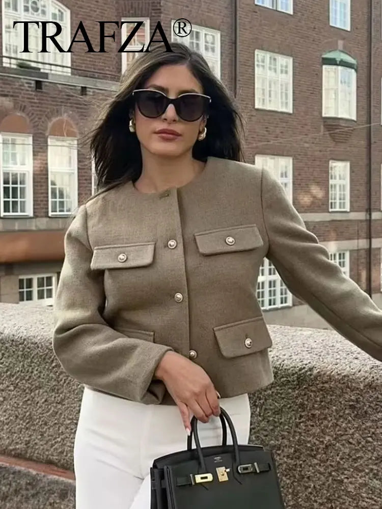 Elegant Cropped Jacket