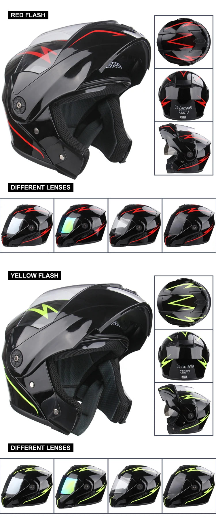 DOT Motorcycle Helmet