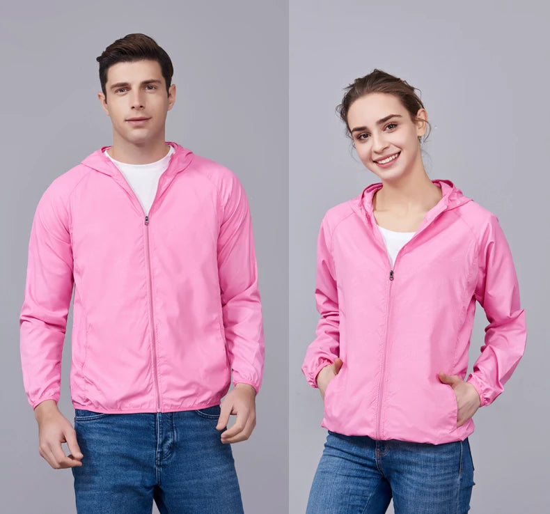 Unisex Waterproof Windbreaker jacket