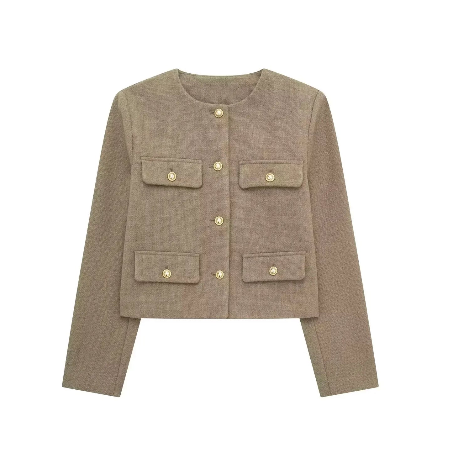 Elegant Cropped Jacket