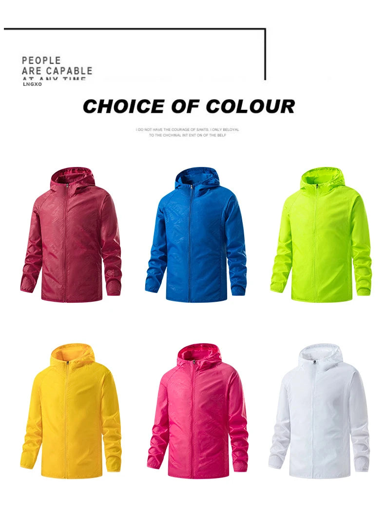 Unisex Waterproof Windbreaker jacket