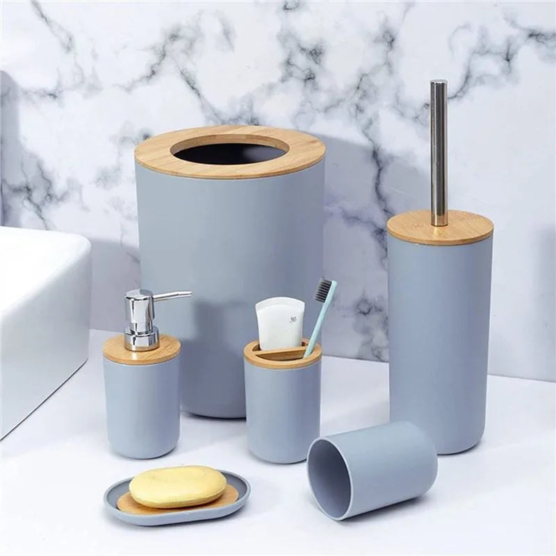 Bamboo Bathroom Holders