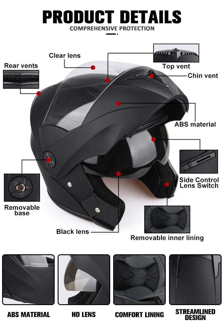 DOT Motorcycle Helmet