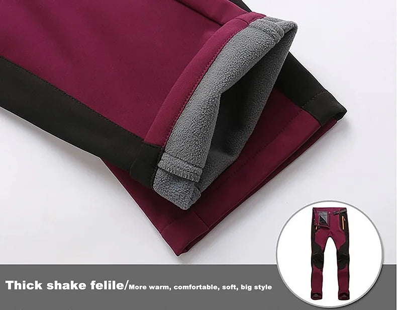 Unisex Waterproof Thermal Cargo Trousers