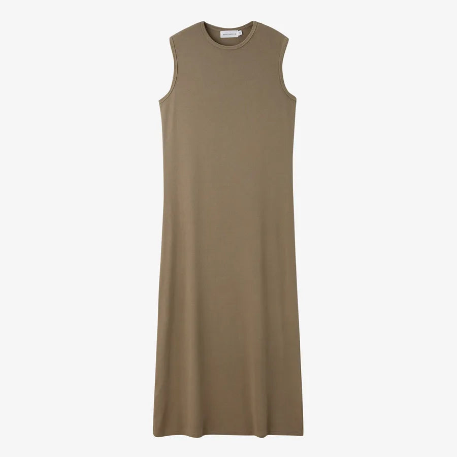 Casual Ankle Length Dress and Cardigan