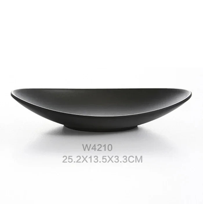 Sleek Black Key Bowl