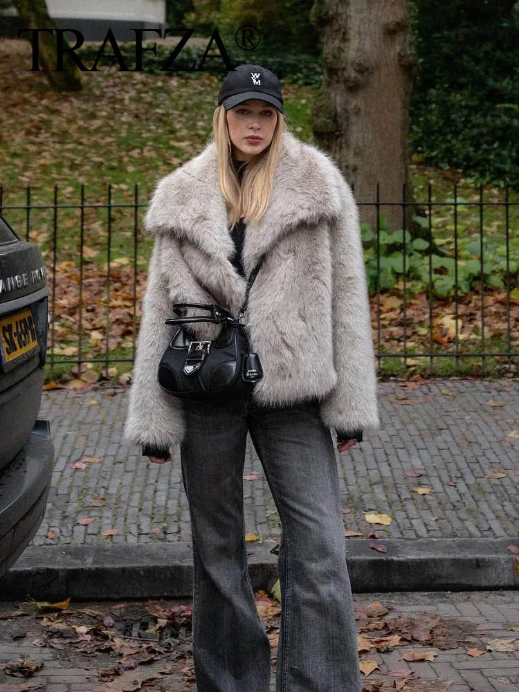 Cropped Fur Coat