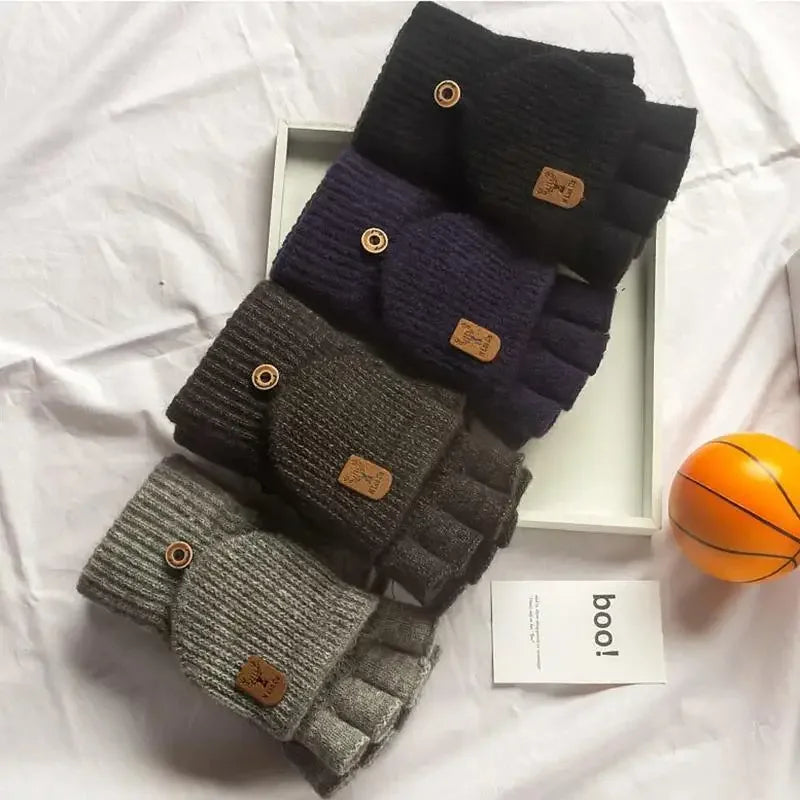 Thick Knitted Gloves