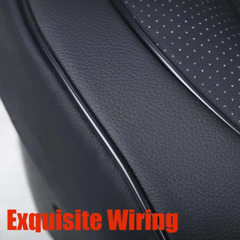 Plush Leather Seat Cover