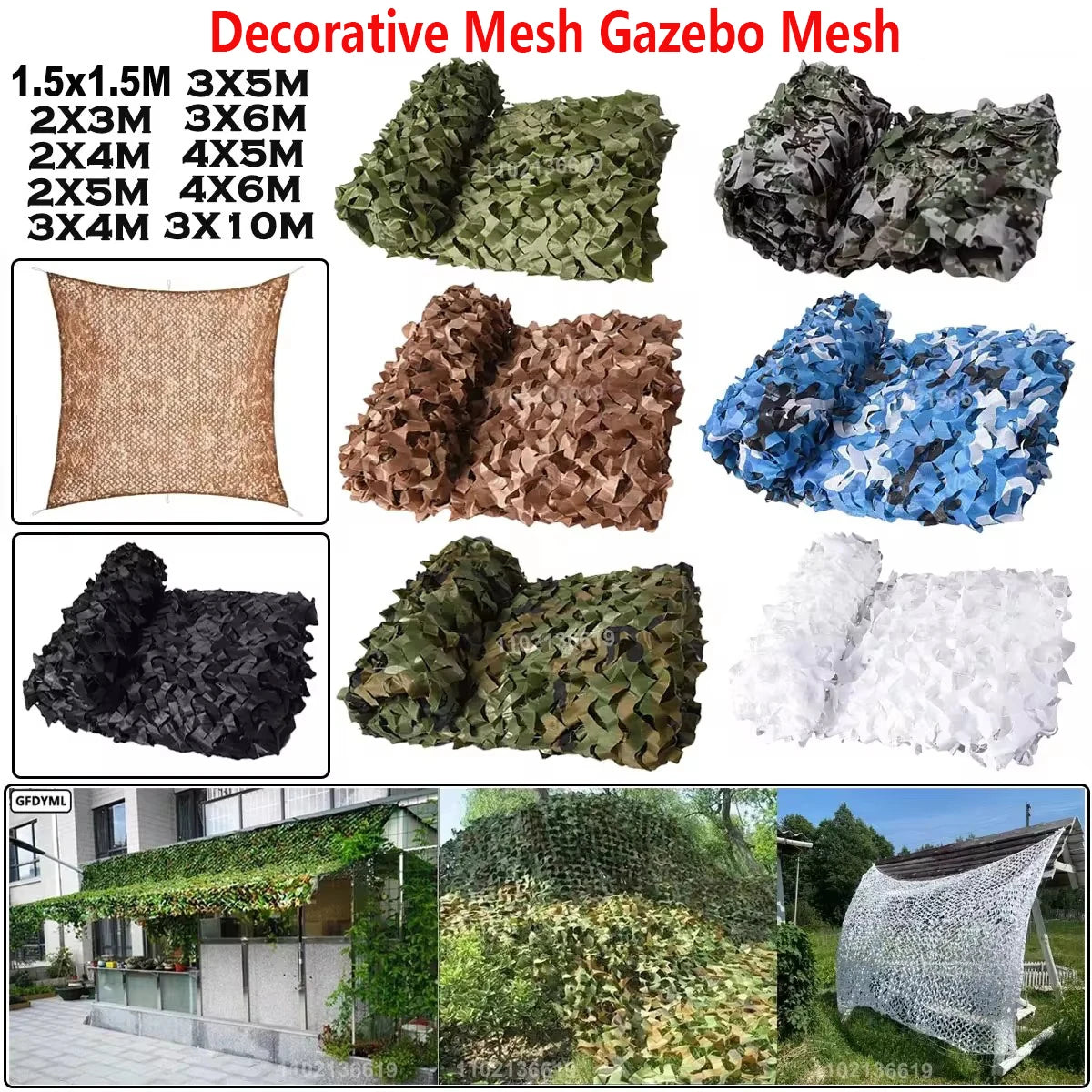 Hunting Style Gazebo Mesh