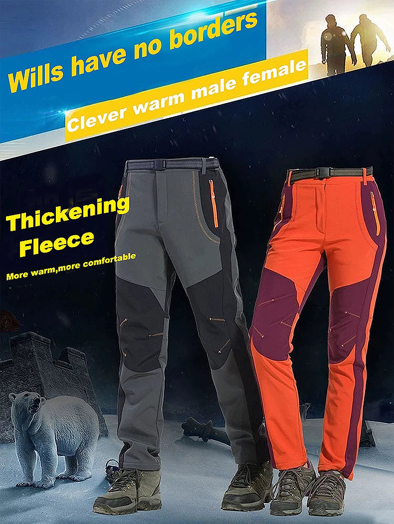 Unisex Waterproof Thermal Cargo Trousers