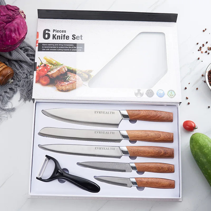Wooden Knives Set
